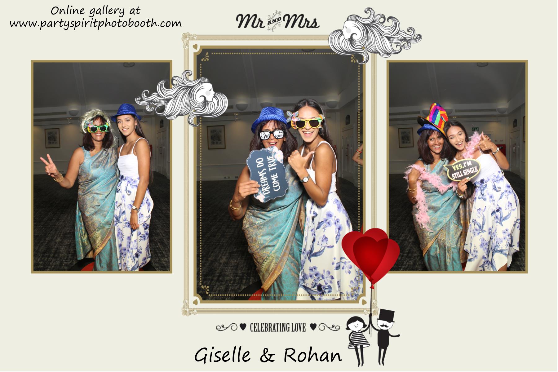 Giselle and Rohan's Wedding | View more photos from the event at gallery.partyspiritphotobooth.com/u/PartySpiritPhotoBooth/Giselle-and-Rohans-Wedding